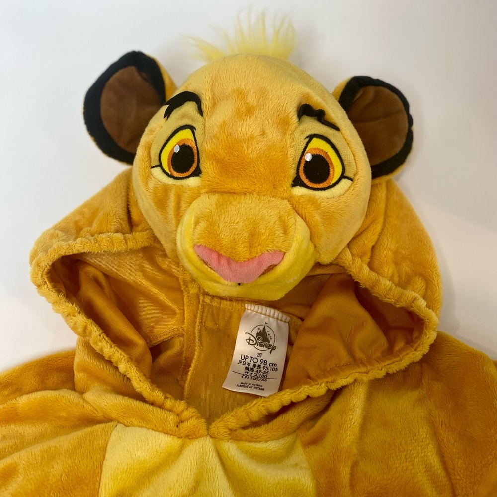 The Lion King Simba Costume Size 3T